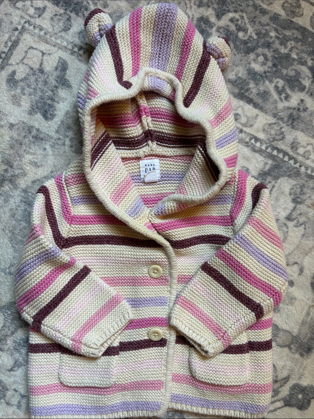 GAP Striped Hooded sweater